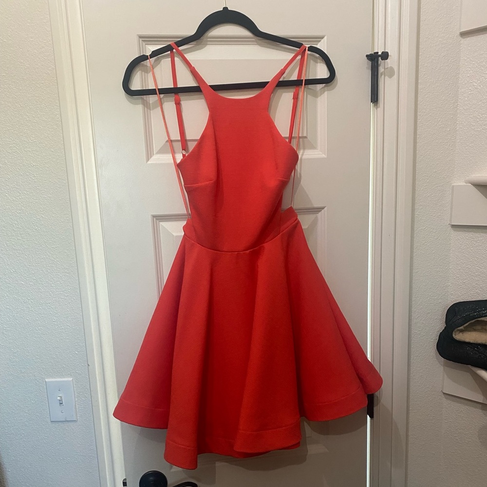 Coral / Pink formal dress size S